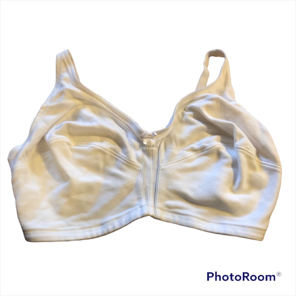 Comfort Choice 46G White Wireless Bra Size 46G